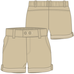 Moldes de confeccion para DAMA Shorts Short 691